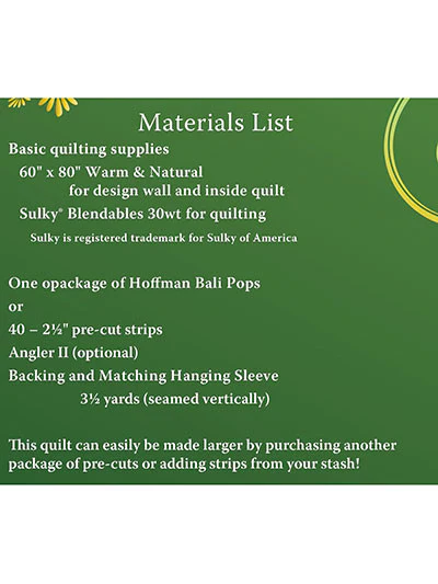 Bali Jewels Wall Hanging Pattern - Image 3