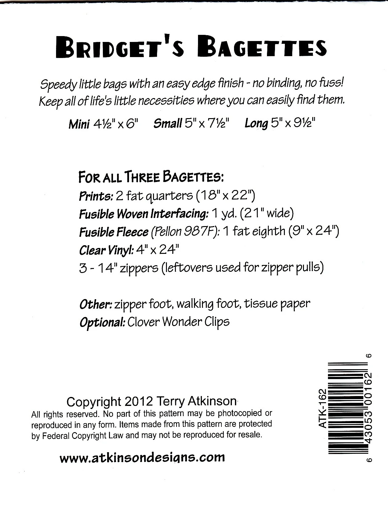 Bridgets Bagettes Pattern - Image 7