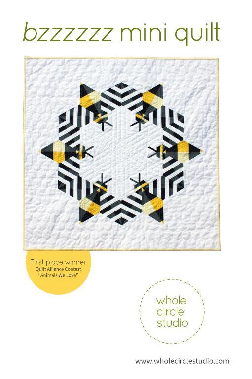 Bzzzzzz Mini Quilt - Image 3