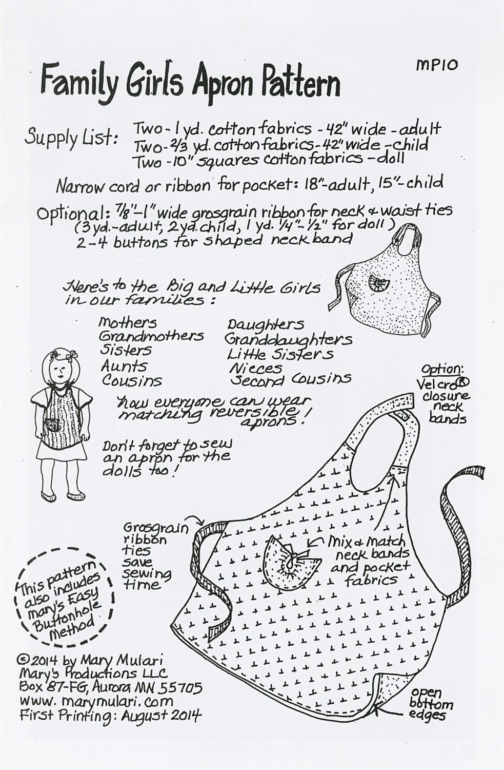 Family Girls Apron - Image 3