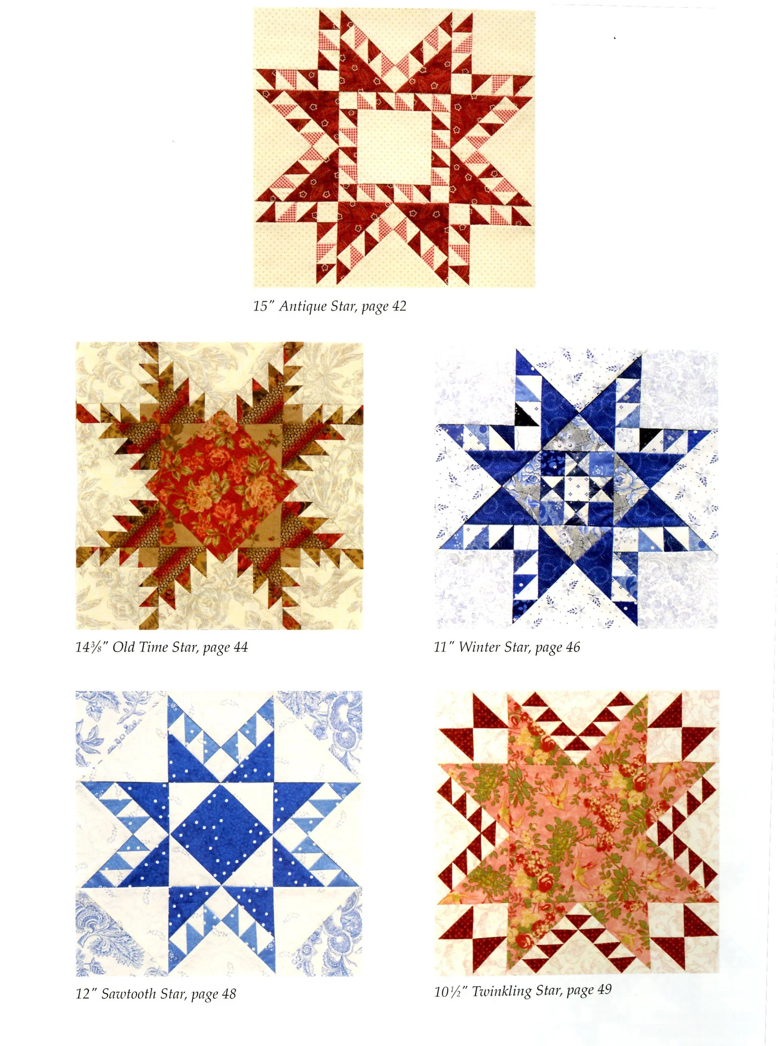 Feathered Star Quilt Blocks - II - Image 3