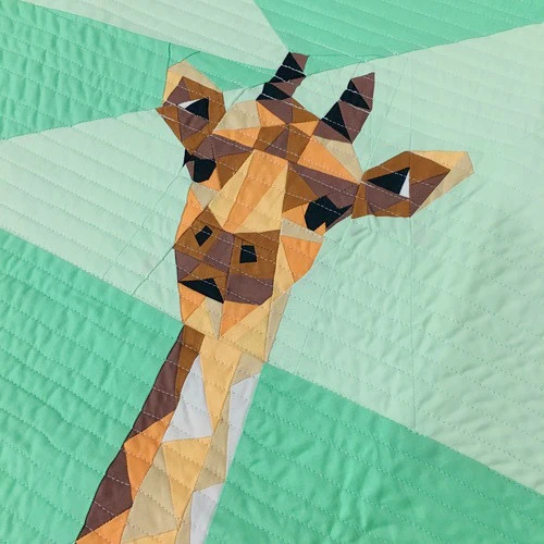 Giraffe Abstractions Quilt - Image 3