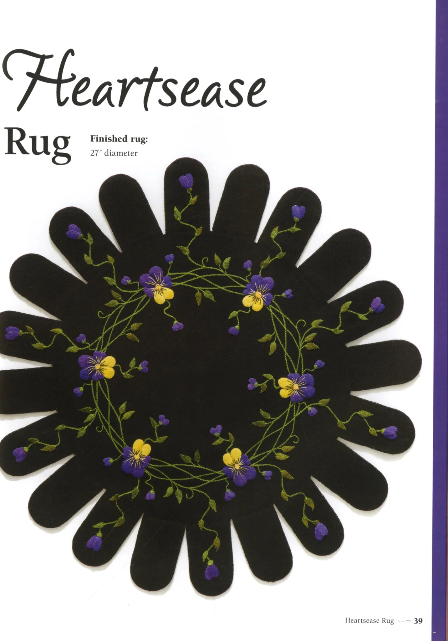 Gorgeous Wool Applique - Image 5