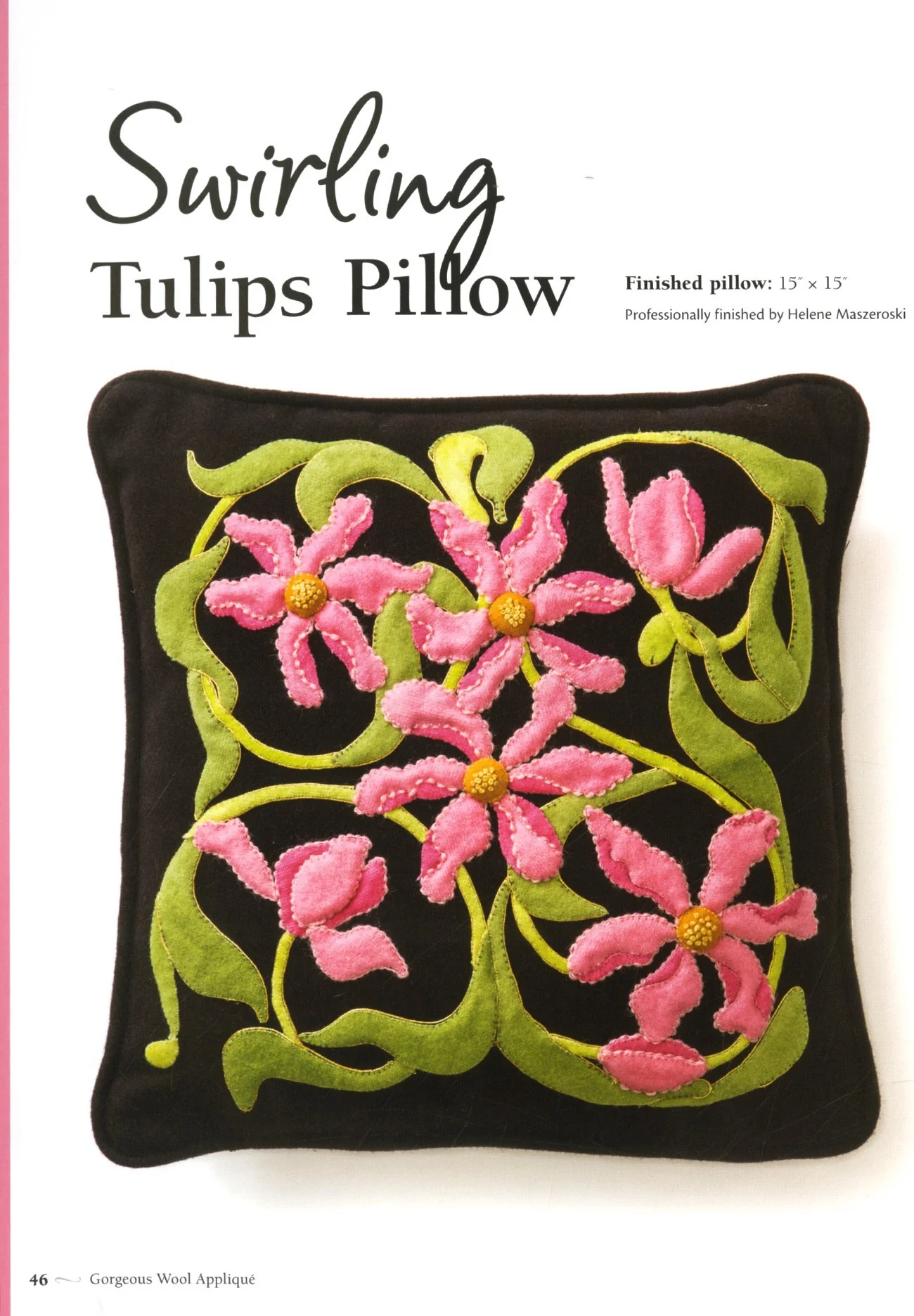 Gorgeous Wool Applique - Image 6