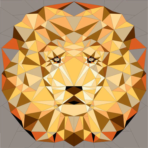 Jungle Abstractions - The Lion Quilt - Image 3