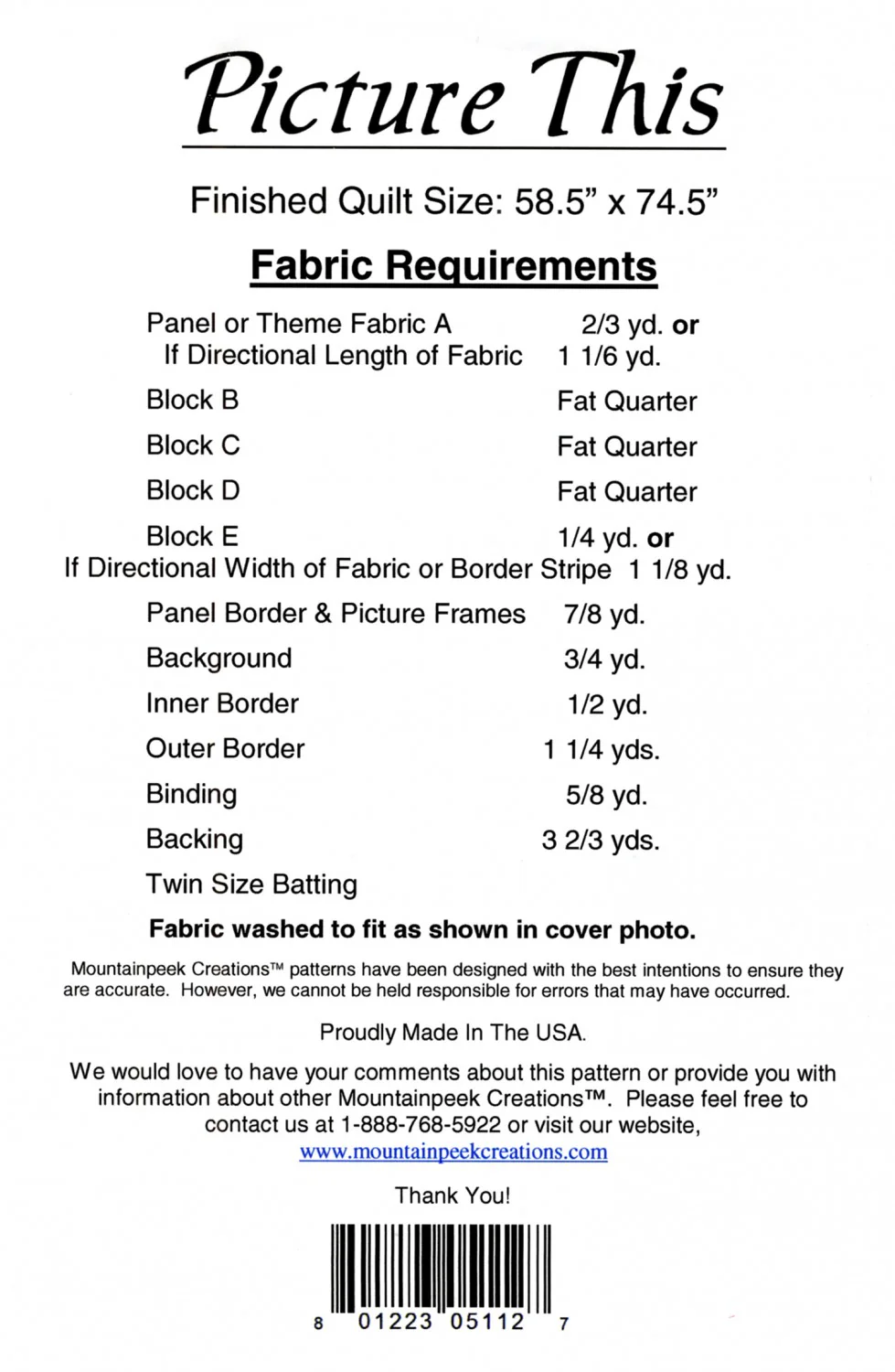 Picture this Panel Quilt - Image 4