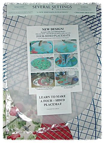 Several Settings 4-Sided Placemat Pattern & Template - Image 4