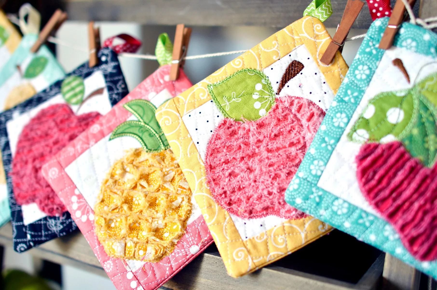 That's Sew Chenille: Fruit Stand Hot Pads - Image 4